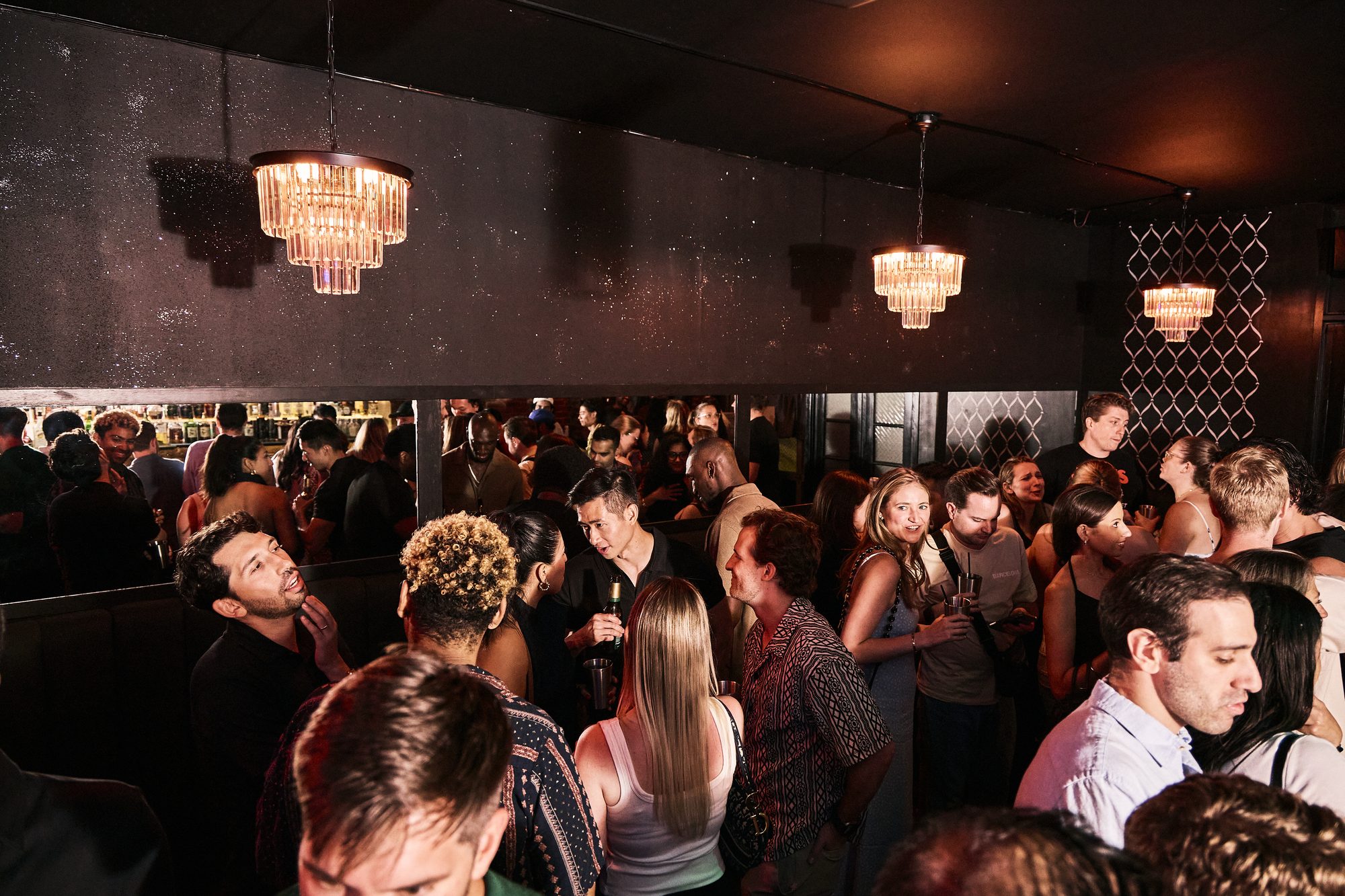 A full B Lounge during a private event