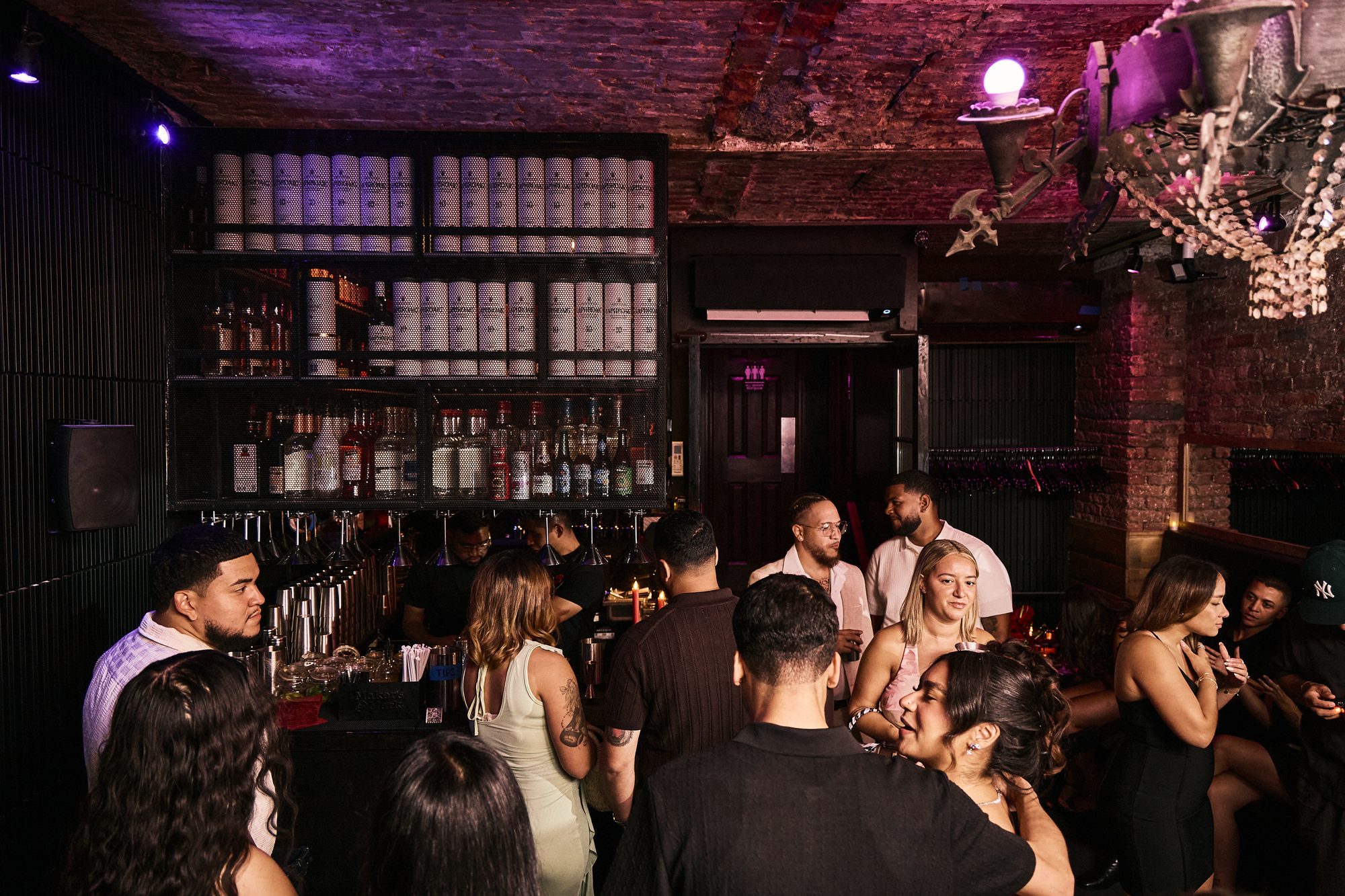 The Whiskey Cellar bar during a private party
